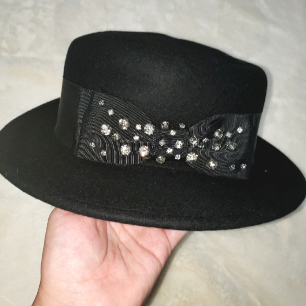 Kate Spade Specialty Novelty Jewelled Boater Hat